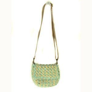 Sun 'N' Sand Purse Shoulder Bag 9" x 5" Straw